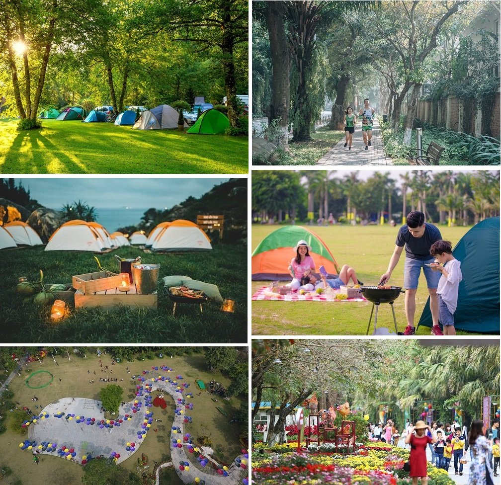 Khu cắm trại ngoài trời tại Ecopark