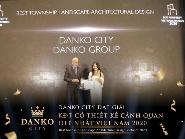 Dự án Danko City Thái Nguyên đã được trao giải KĐT có thiết kế cảnh quan đẹp nhất Việt Nam 2020