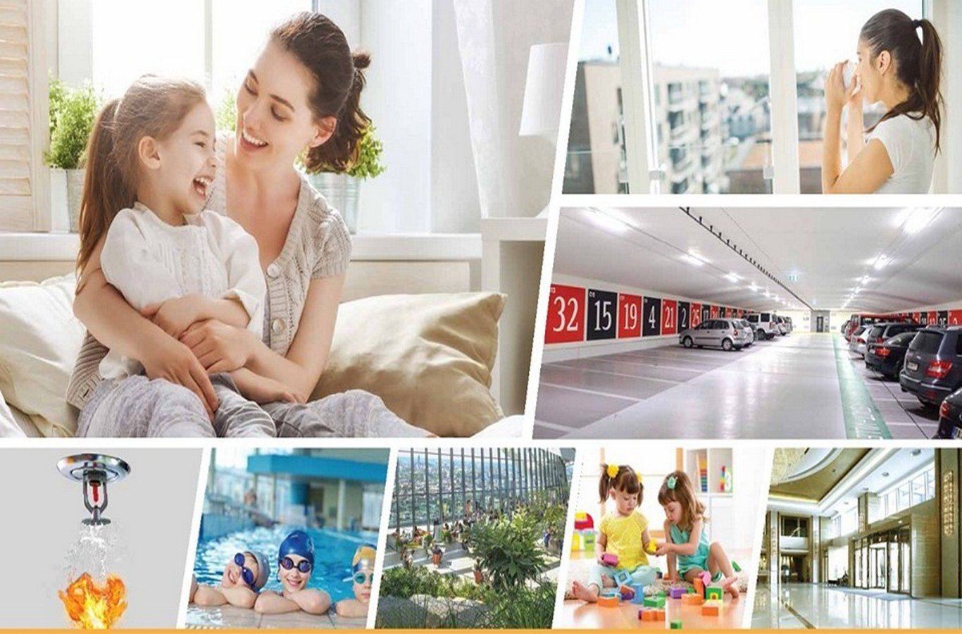 Hệ thống trường học, bể bơi, khu vui chơi tại Ariyana Lakeside