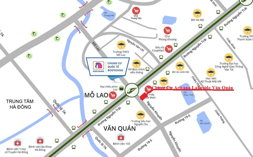 Dự án Ariyana Lakeside nằm tại khu vực có hạ tầng giao thông hoàn thiện
