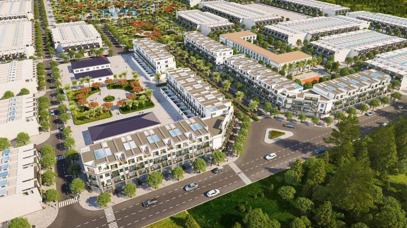Phối cảnh liền kề Xuân Hòa