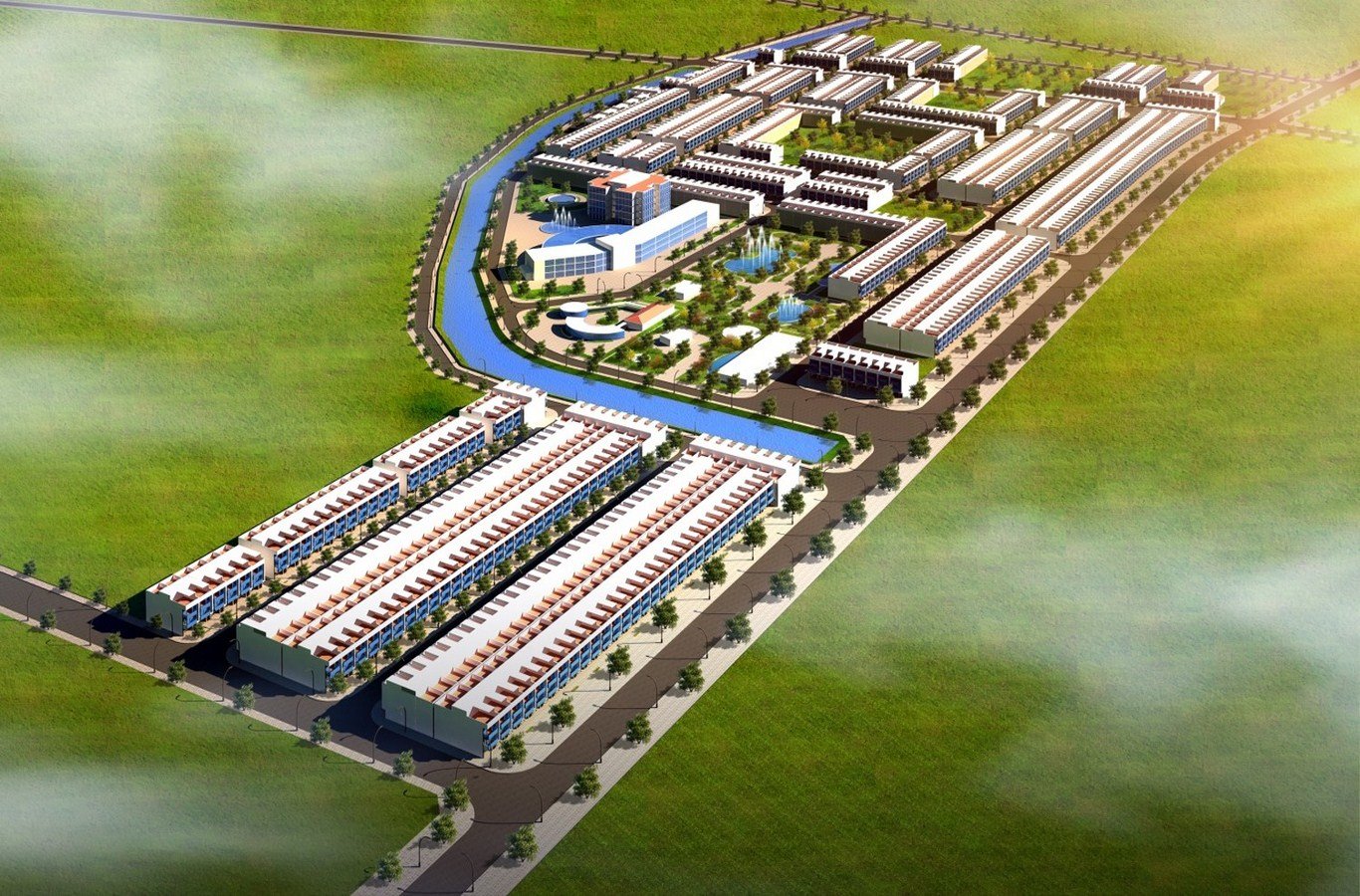Phối cảnh dự án Thiên Lộc Sông Công