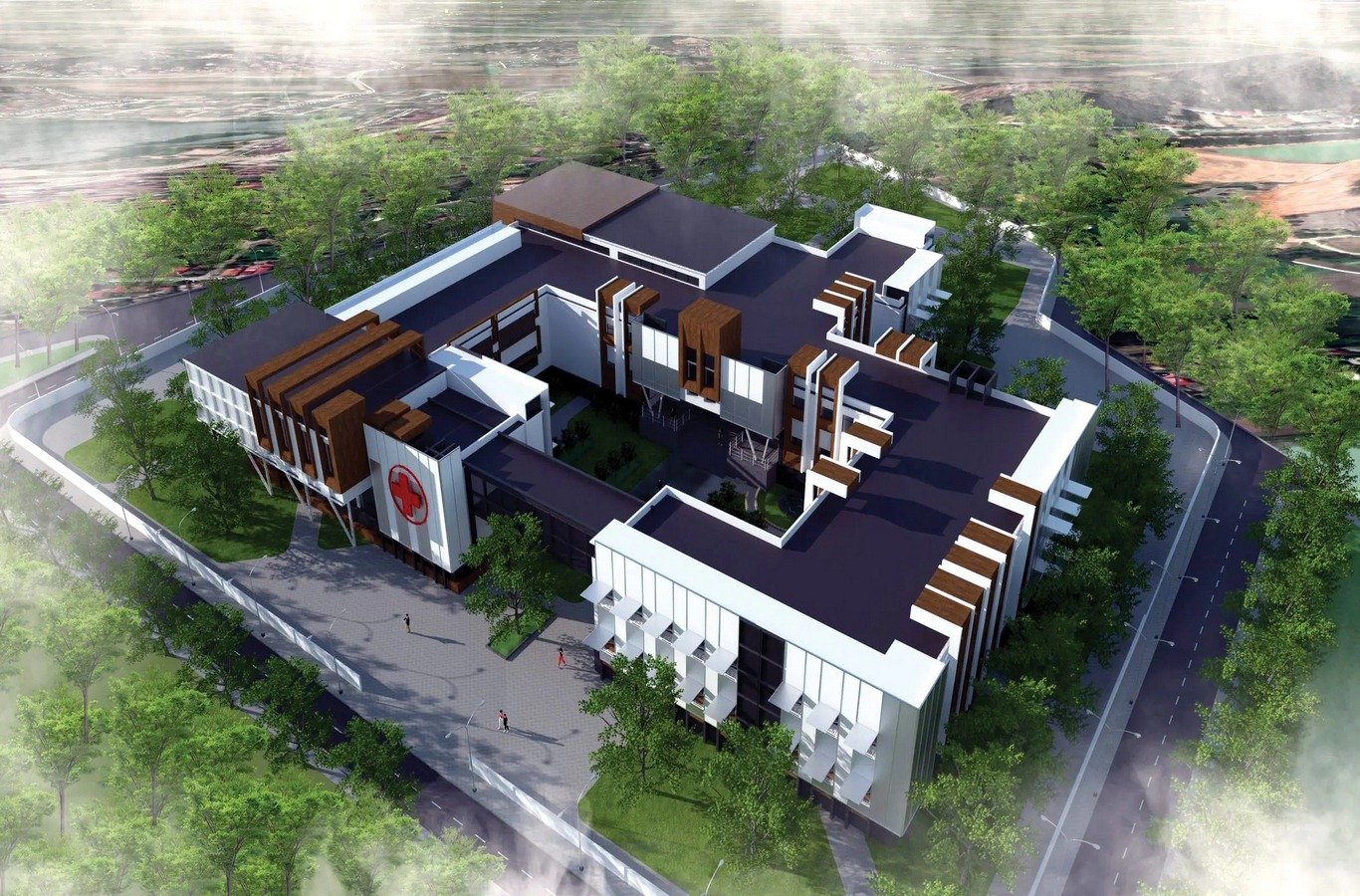 Phối cảnh bệnh viện tư nhân tại Chí Linh Palm City
