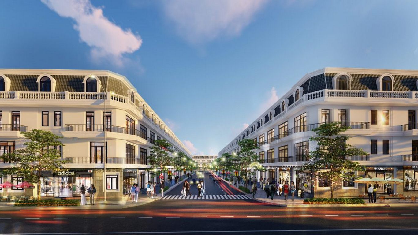 Phối cảnh liền kề Vĩnh Yên Center City
