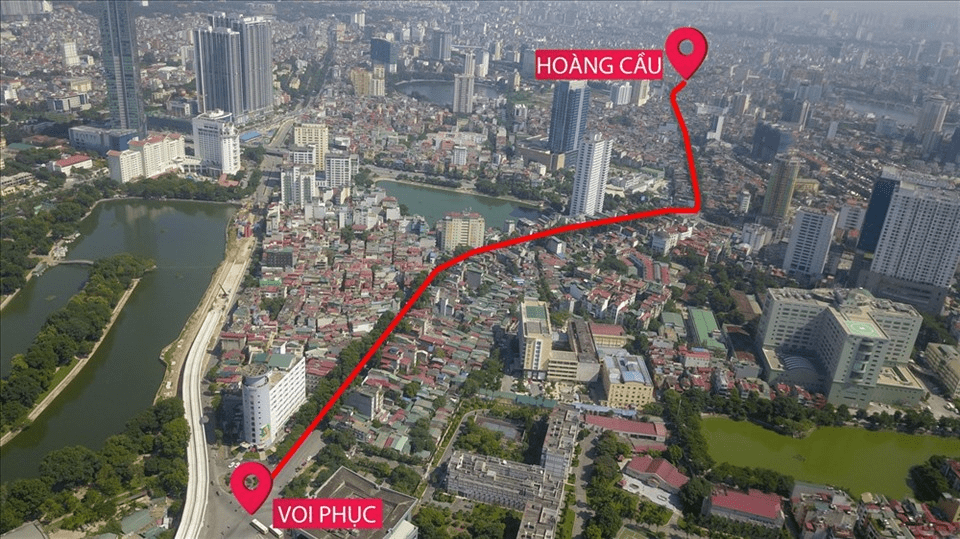 Vành đai 1 Hoàng Cầu - Voi Phục đang gặp khó khăn trong việc giải phóng mặt bằng