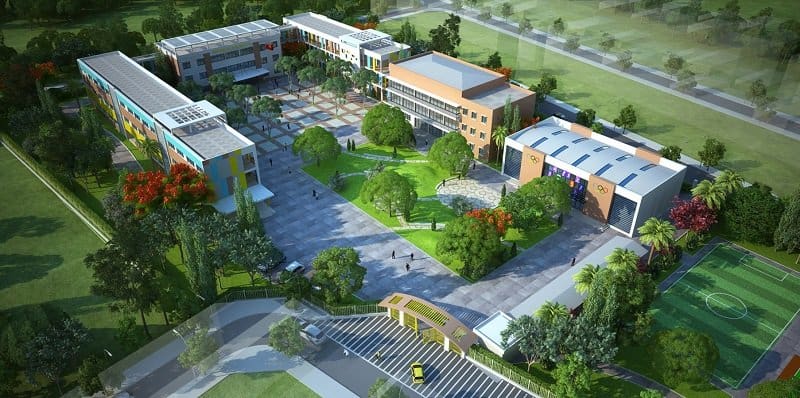 Phối cảnh Trường Học tại KĐT Sông Công Park View