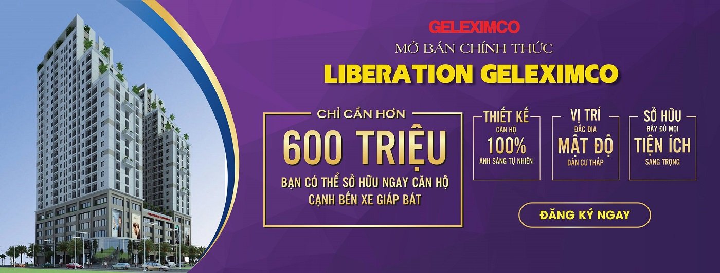 Mua chung cư Liberation chỉ từ 600 triệu