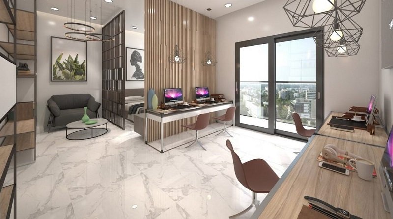 Mẫu thiết kế căn hộ Officetel 3