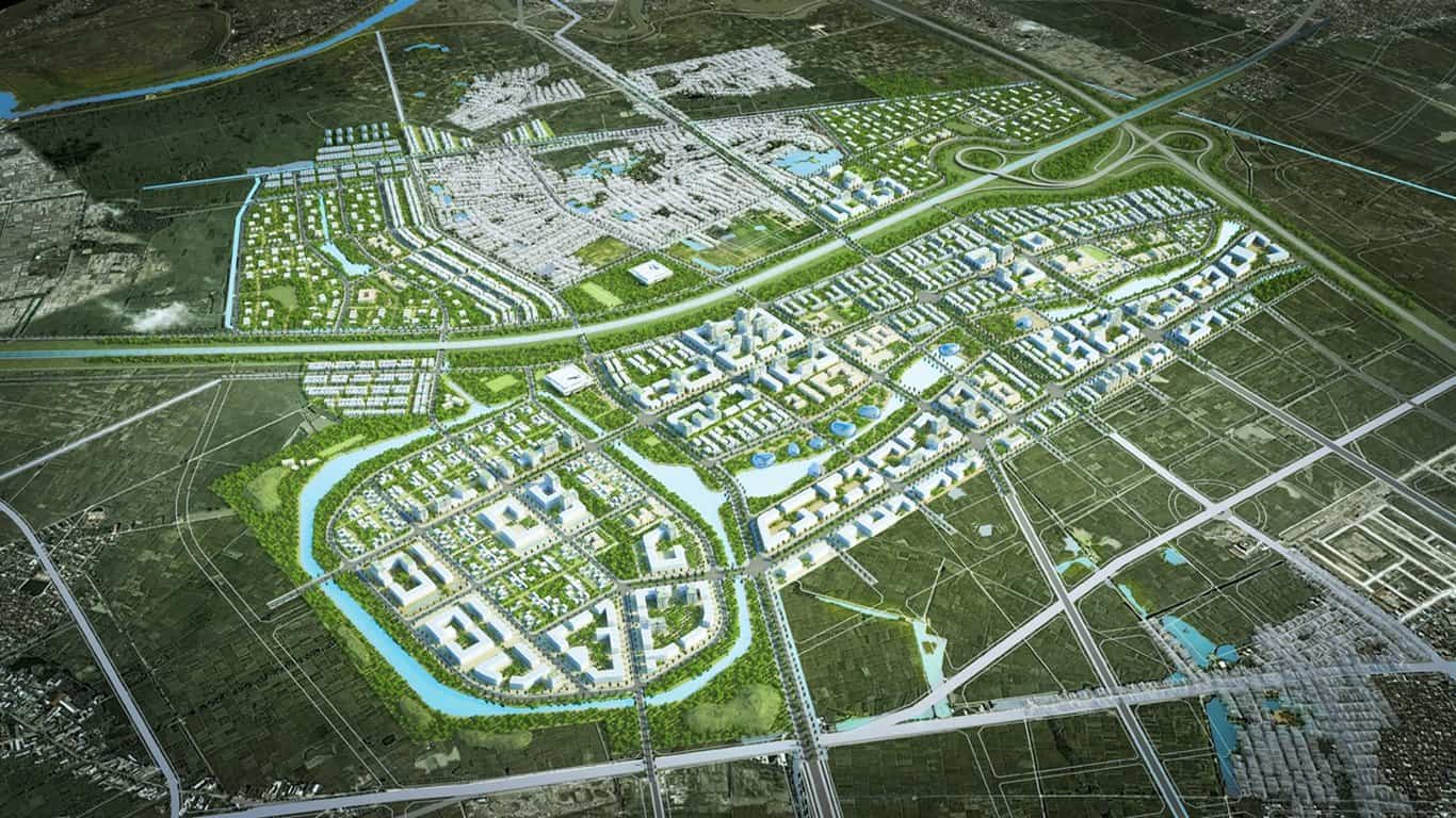 Phối cảnh dự án khu đô thị Kim Đô Yên Phong