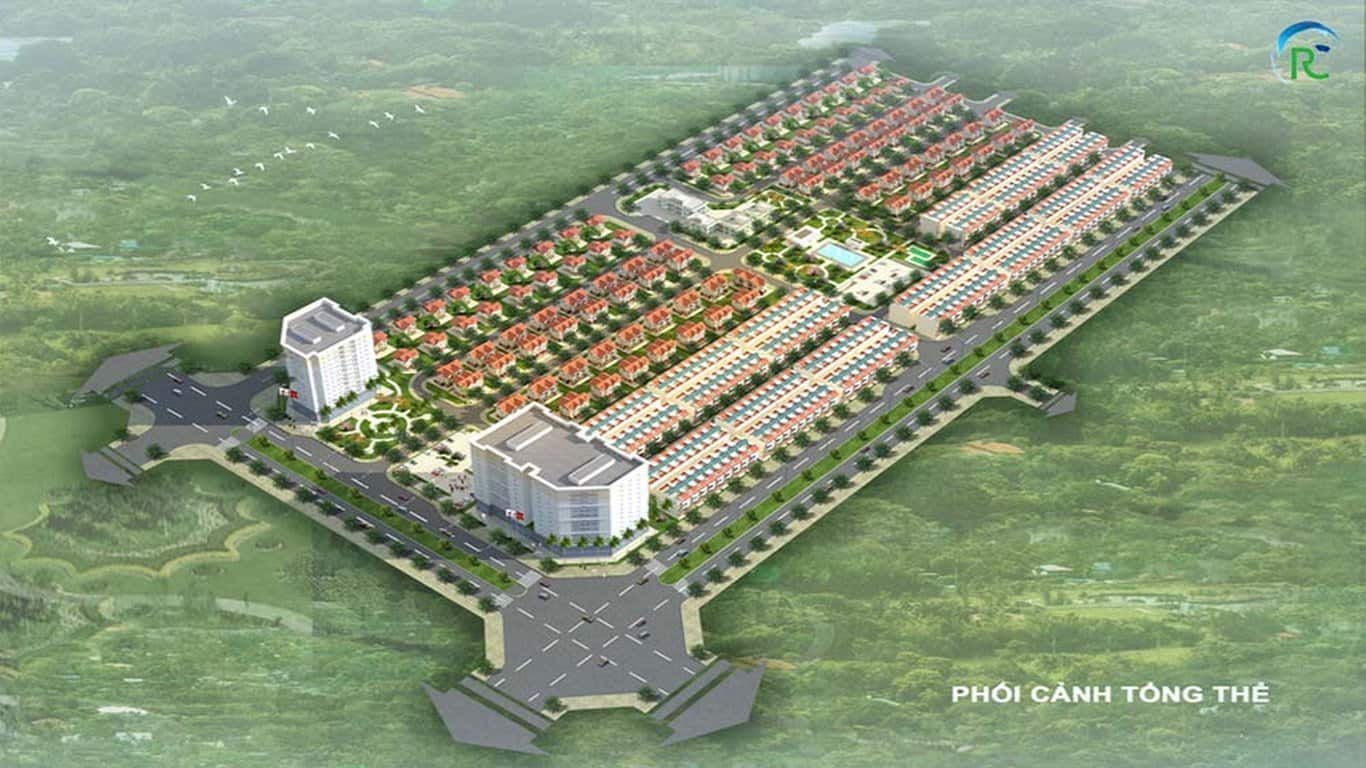 Phối cảnh tổng thể dự án Mê Linh New City