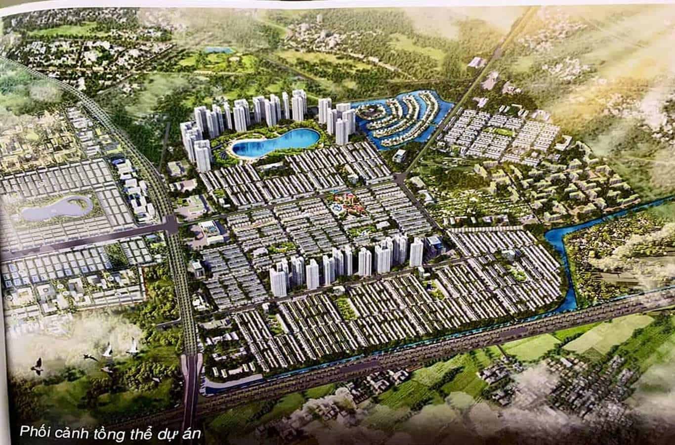 Phối cảnh tổng thể dự án Vinhomes Dream City Hưng Yên