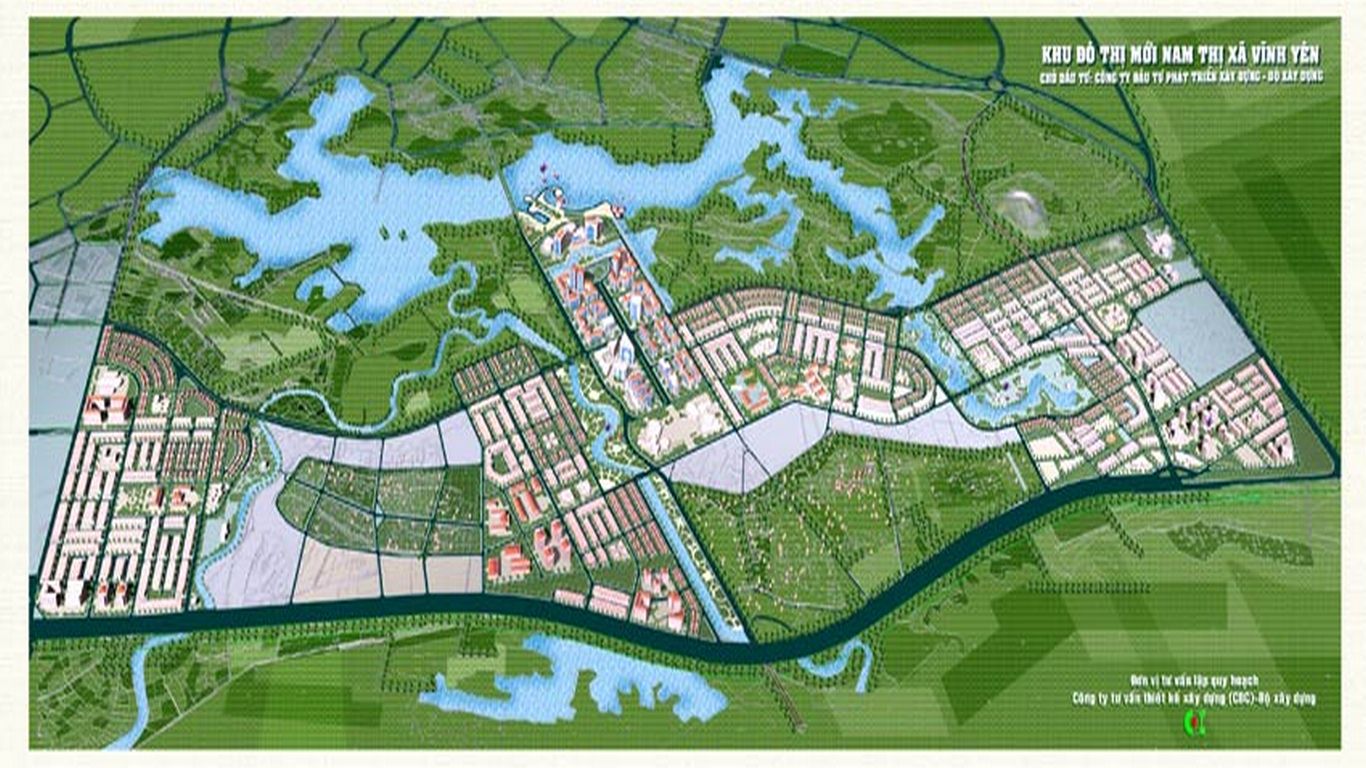 Mặt bằng quy hoạch dự án Nam Vĩnh Yên