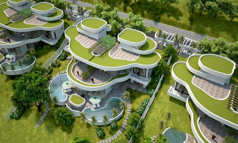 Thiết kế biệt thự đơn lập diện tích 400m2 - 600m2 tại Ivory Villas & Resort