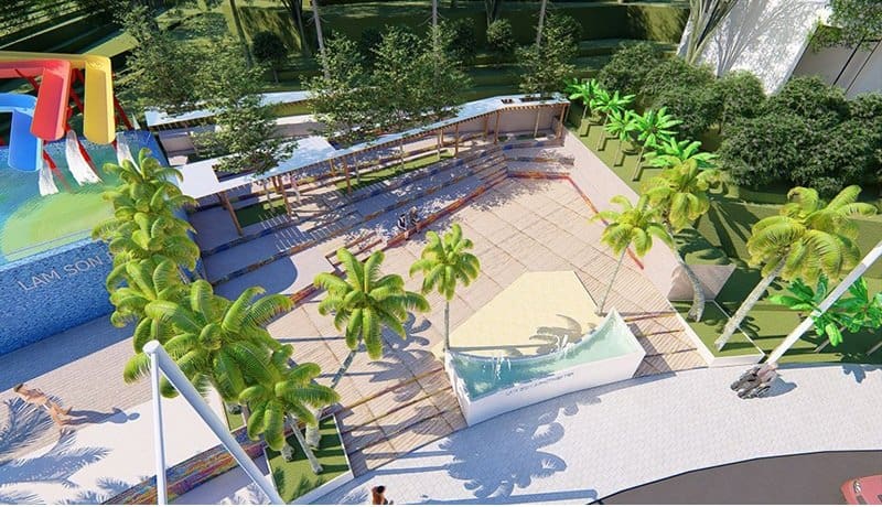 Vườn sinh học dự án Ivory Villas & Resort Lương Sơn – Hòa Bình