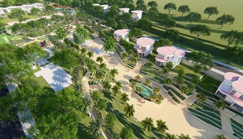 Vườn sinh học dự án Ivory Villas & Resort Lương Sơn – Hòa Bình