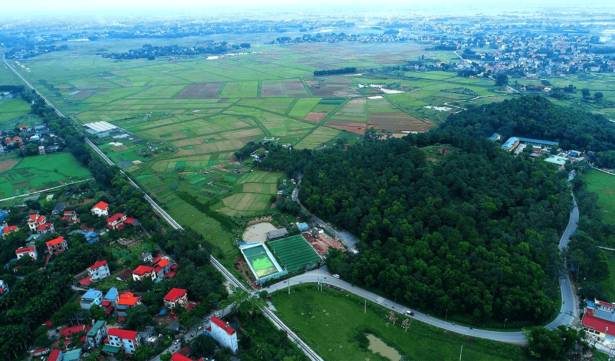 Vị trí của dự án Trường đua ngựa tại huyện Sóc Sơn