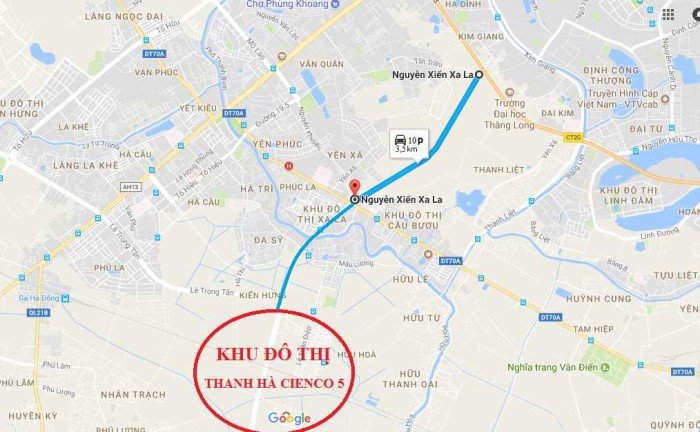 Tuyến đường nối Nguyễn Xiển Xa La đã thông xe