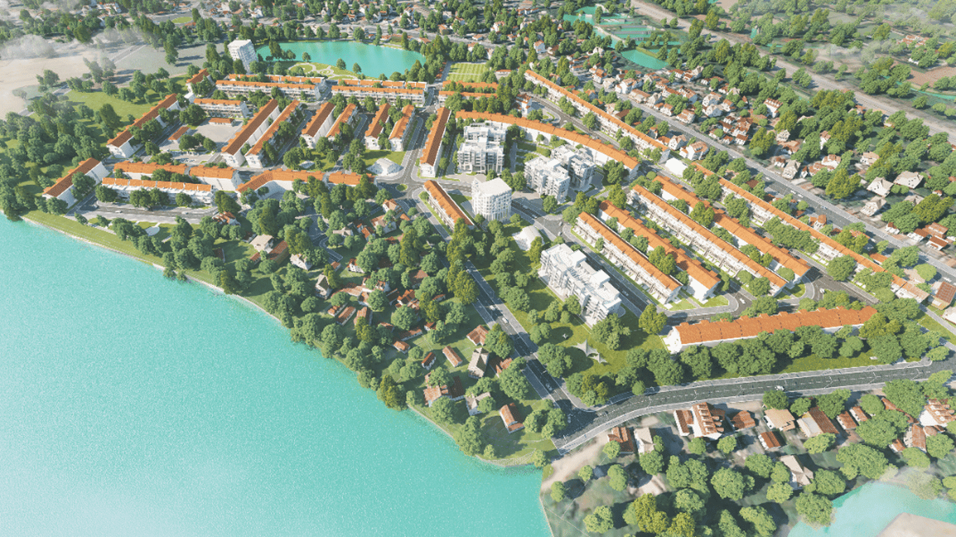 Phối cảnh dự án Sơn Phúc - khu đô thị mới bên bờ sông Lô