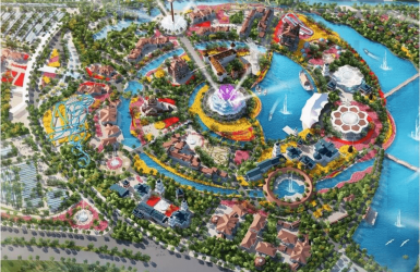 Bản đồ quy hoạch của dự án Công viên Văn hóa du lịch vui chơi giải trí Kim Quy