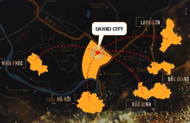 Danko City rất thuận tiện di chuyển qua các tỉnh xung quanh