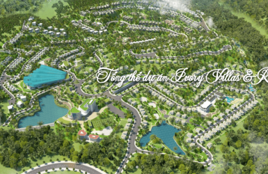 Phối cảnh tổng thể dự án Ivory Villas & Resort Lương Sơn, Hòa Bình