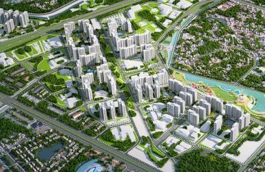 Phối cảnh tổng thể Vinhomes Smart City